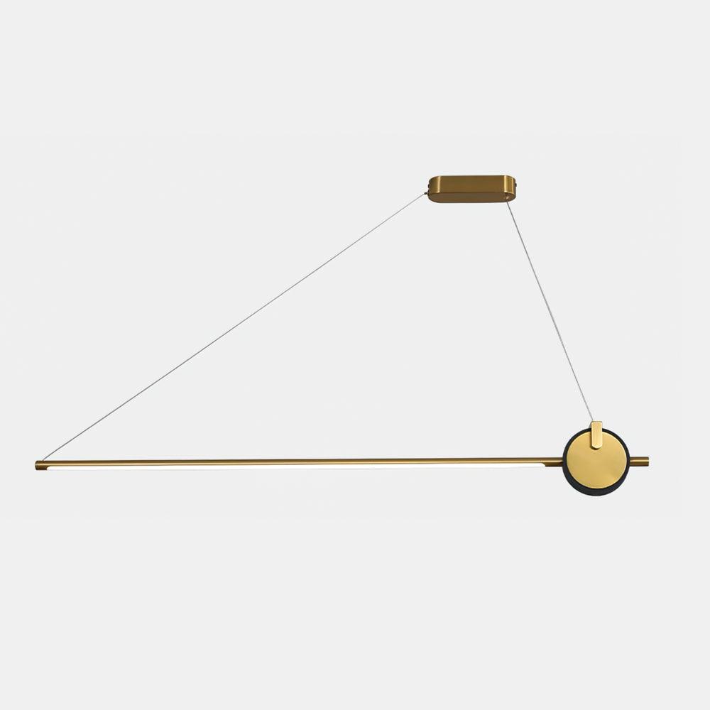 Modern Orion Minimalist Strip Chandelier