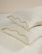 Haven Hemp Sham | Breathable Natural Fiber, Solid Pattern