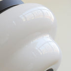 Otto Stepped Opal Glass Semi-Flush Mount