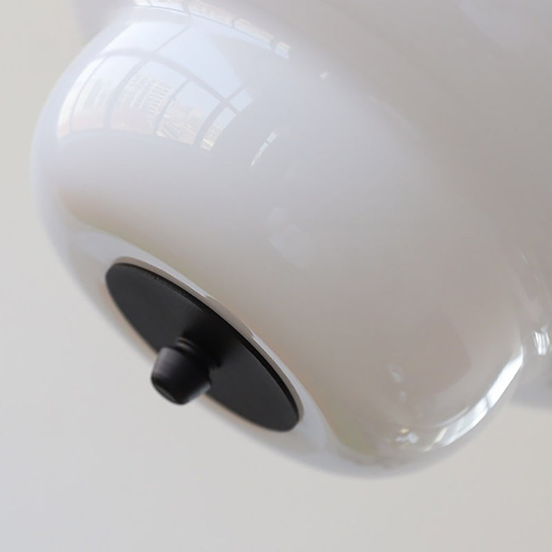 Otto Stepped Opal Glass Semi-Flush Mount