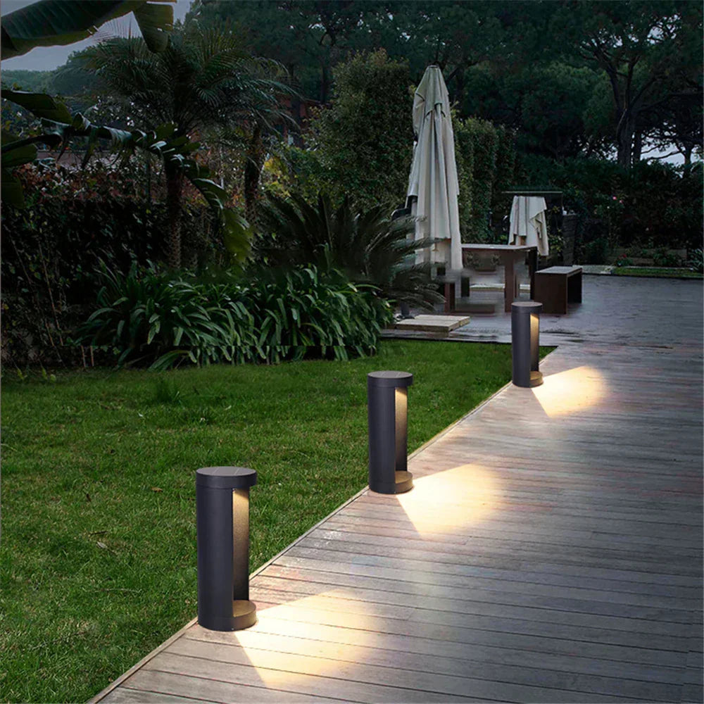 Elowen - Modern Weatherproof LED Outdoor Lamp Black IP65