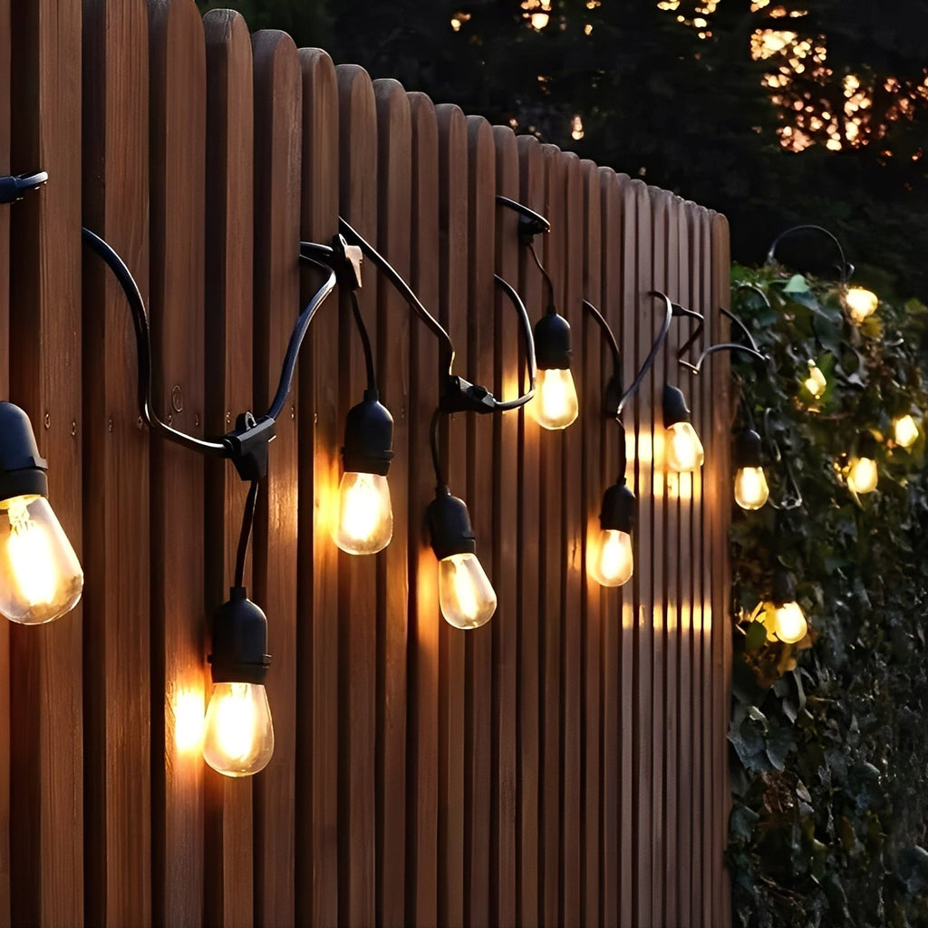 Outdoor LED String Lights - IP65 Waterproof Patio Lights for Decor