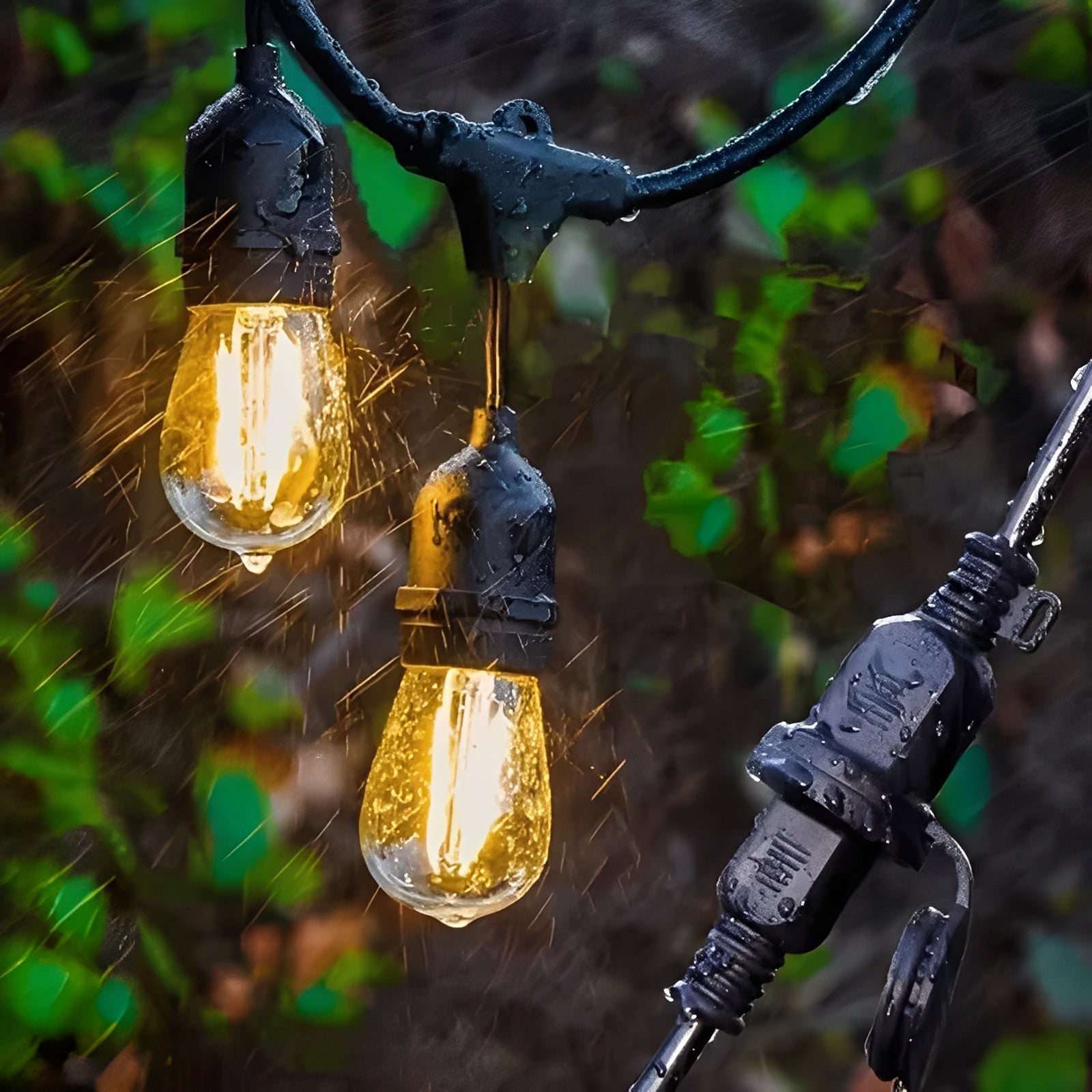 Outdoor LED String Lights - IP65 Waterproof Patio Lights for Decor
