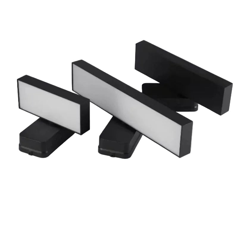 Outdoor Wall Light PIR Motion Sensor IP65 Aluminium Glass Fixture