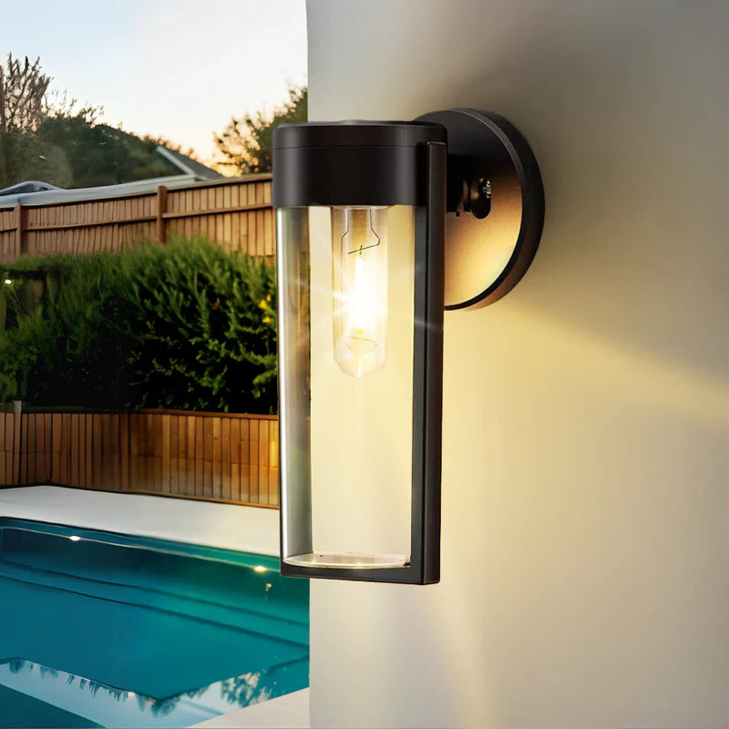 Outdoor Wall Lantern Solar Powered LED IP65 Weather Resistant