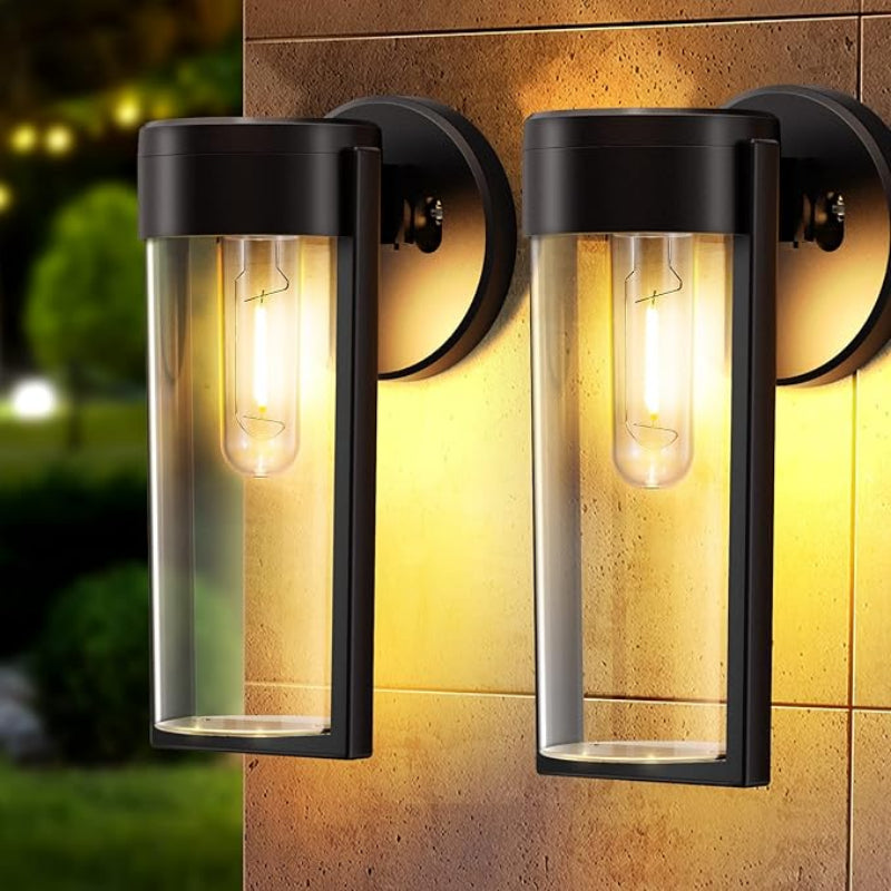 Outdoor Wall Lantern Solar Powered LED IP65 Weather Resistant