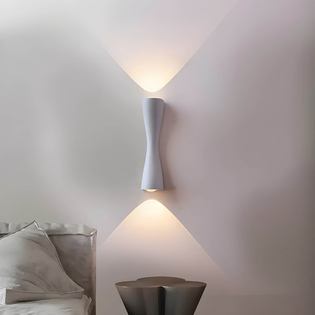 Up Down Wall Lamp Wall Mounted COB LED Aluminum Glass Fixture