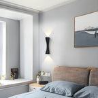 Up Down Wall Lamp Wall Mounted COB LED Aluminum Glass Fixture