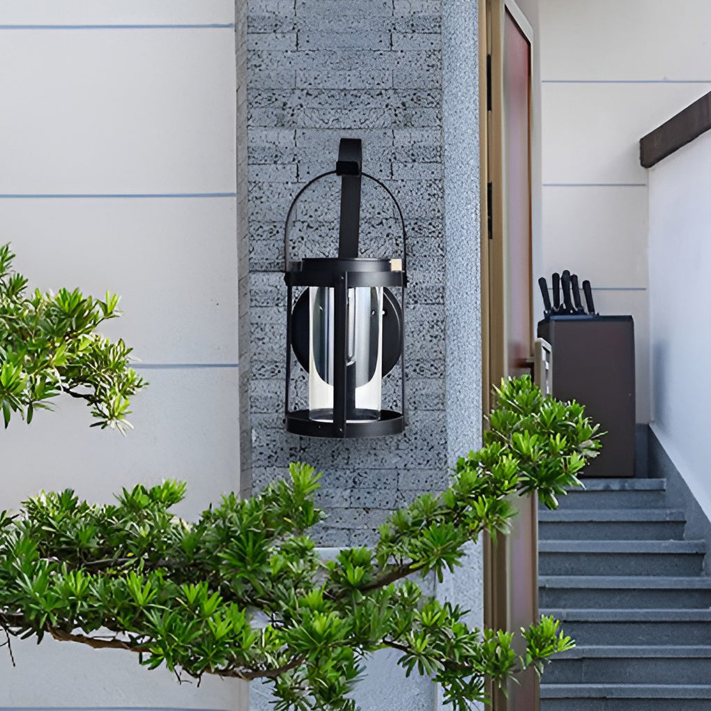 Outdoor Wall Lantern Light, Solar Powered LED, ABS Housing, Classic Design