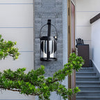 Outdoor Wall Lantern Light, Solar Powered LED, ABS Housing, Classic Design