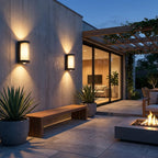 Outdoor Wall Light with Dual-Sided LED Illumination IP65 Weatherproof 12W