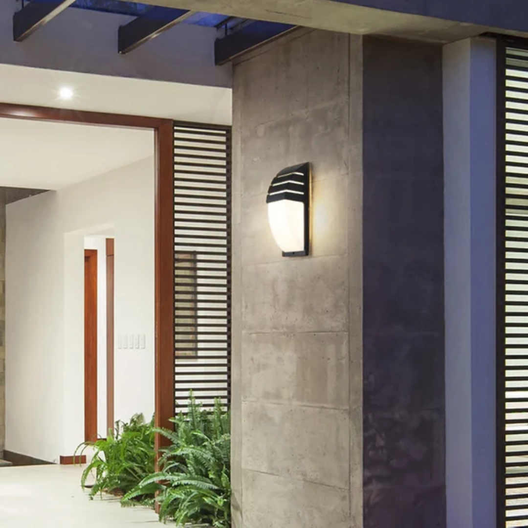 Outdoor Wall Light with Motion Sensor – Waterproof LED Exterior Wall Lantern for Garden and Patio