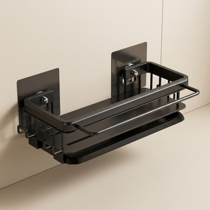 Over Sink Dish Rack Aluminum Self Draining, Space-Saving Design