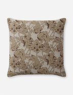 Mira Pillow | Woven Jacquard, Hand-Drawn Florals