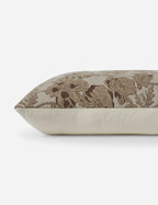 Mira Pillow | Woven Jacquard, Hand-Drawn Florals
