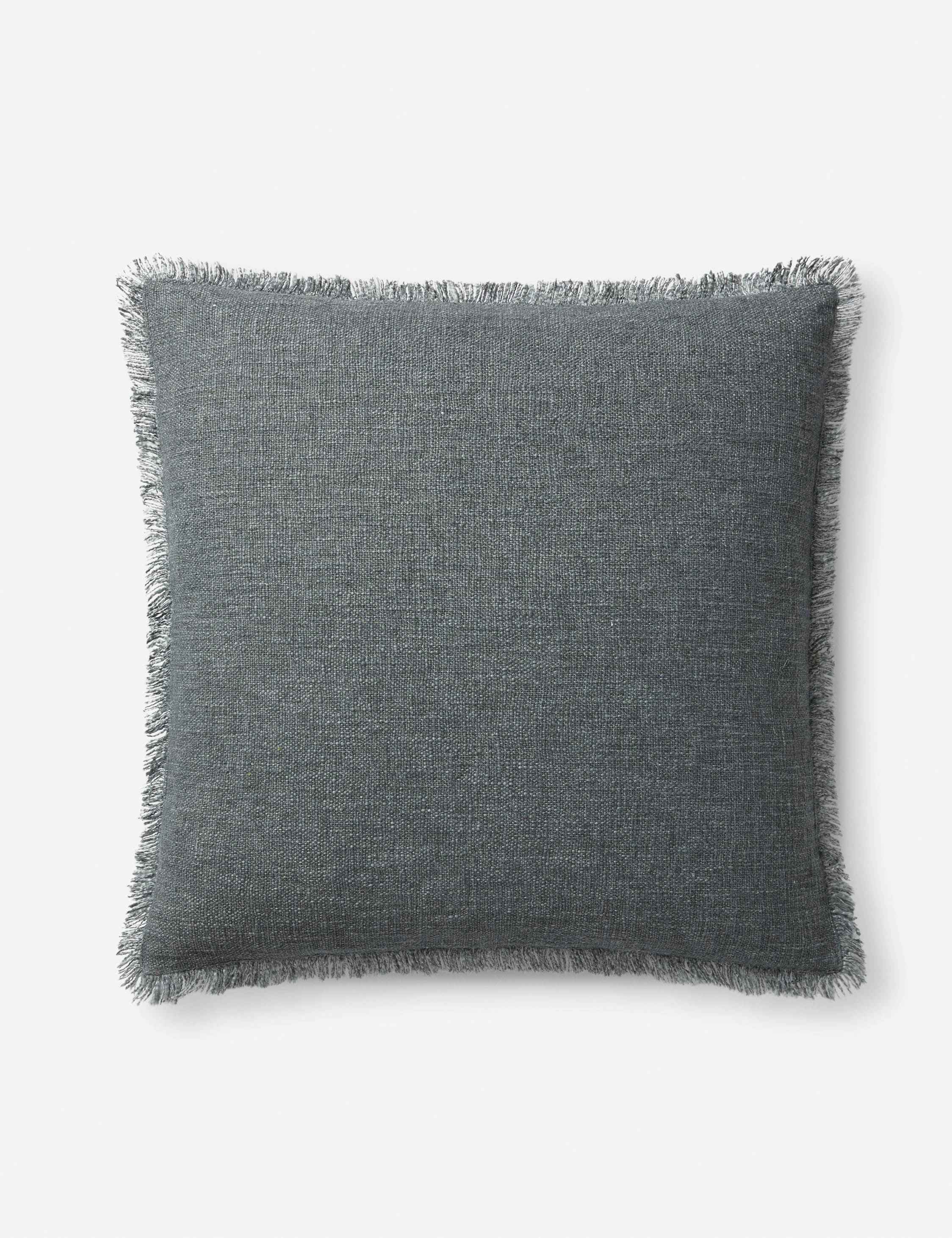 Sable Accent Pillow | Short Fringed Trim, Impeccable Texture