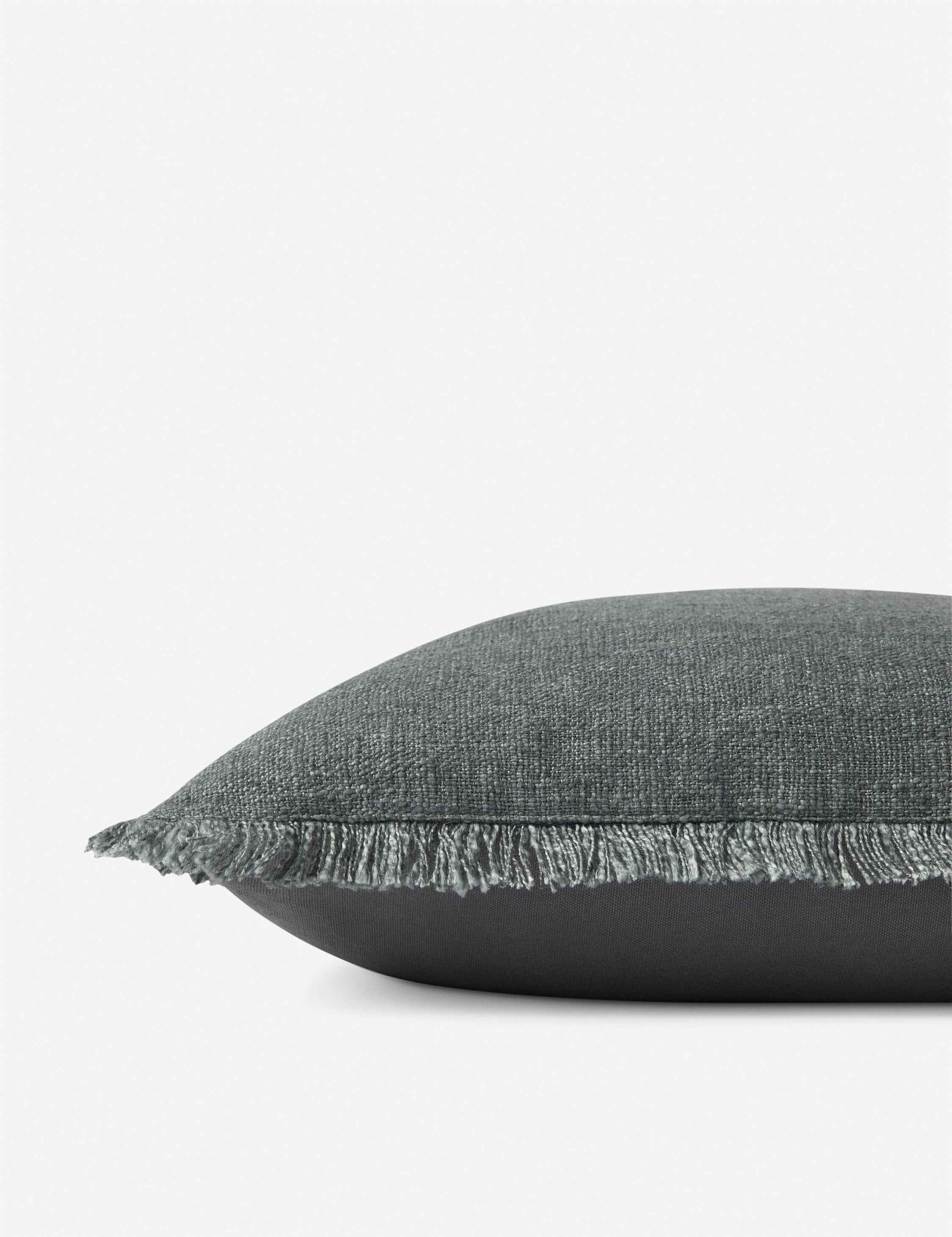 Sable Accent Pillow | Short Fringed Trim, Impeccable Texture
