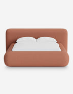 Pendo Rounded Platform Bed | Custom Upholstery, Low-Slung Design