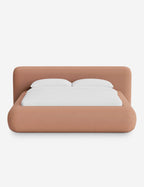 Pendo Rounded Platform Bed | Custom Upholstery, Low-Slung Design