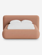 Pendo Rounded Platform Bed | Custom Upholstery, Low-Slung Design