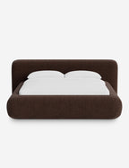 Pendo Rounded Platform Bed | Custom Upholstery, Low-Slung Design