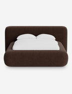 Pendo Rounded Platform Bed | Custom Upholstery, Low-Slung Design