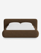 Pendo Rounded Platform Bed | Custom Upholstery, Low-Slung Design