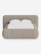 Pendo Rounded Platform Bed | Custom Upholstery, Low-Slung Design