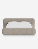 Pendo Rounded Platform Bed | Custom Upholstery, Low-Slung Design