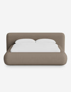 Pendo Rounded Platform Bed | Custom Upholstery, Low-Slung Design