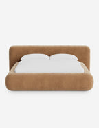Pendo Rounded Platform Bed | Custom Upholstery, Low-Slung Design