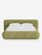Pendo Rounded Platform Bed | Custom Upholstery, Low-Slung Design