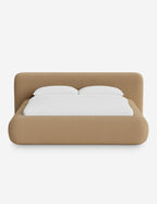 Pendo Rounded Platform Bed | Custom Upholstery, Low-Slung Design