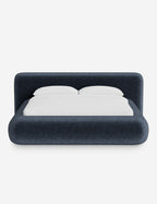 Pendo Rounded Platform Bed | Custom Upholstery, Low-Slung Design