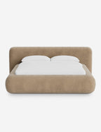 Pendo Rounded Platform Bed | Custom Upholstery, Low-Slung Design