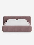 Pendo Rounded Platform Bed | Custom Upholstery, Low-Slung Design