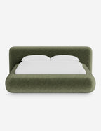 Pendo Rounded Platform Bed | Custom Upholstery, Low-Slung Design