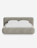 Pendo Rounded Platform Bed | Custom Upholstery, Low-Slung Design