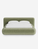 Pendo Rounded Platform Bed | Custom Upholstery, Low-Slung Design