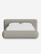 Pendo Rounded Platform Bed | Custom Upholstery, Low-Slung Design