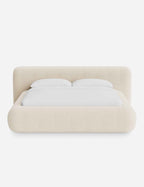 Pendo Rounded Platform Bed | Custom Upholstery, Low-Slung Design