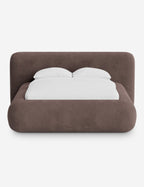 Pendo Rounded Platform Bed | Custom Upholstery, Low-Slung Design