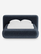 Pendo Rounded Platform Bed | Custom Upholstery, Low-Slung Design
