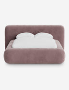 Pendo Rounded Platform Bed | Custom Upholstery, Low-Slung Design