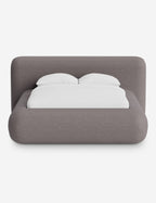 Pendo Rounded Platform Bed | Custom Upholstery, Low-Slung Design