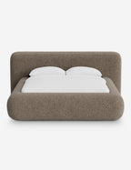 Pendo Rounded Platform Bed | Custom Upholstery, Low-Slung Design