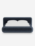 Pendo Rounded Platform Bed | Custom Upholstery, Low-Slung Design