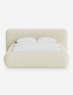 Pendo Rounded Platform Bed | Custom Upholstery, Low-Slung Design