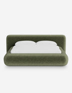 Pendo Rounded Platform Bed | Custom Upholstery, Low-Slung Design