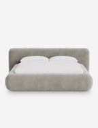 Pendo Rounded Platform Bed | Custom Upholstery, Low-Slung Design